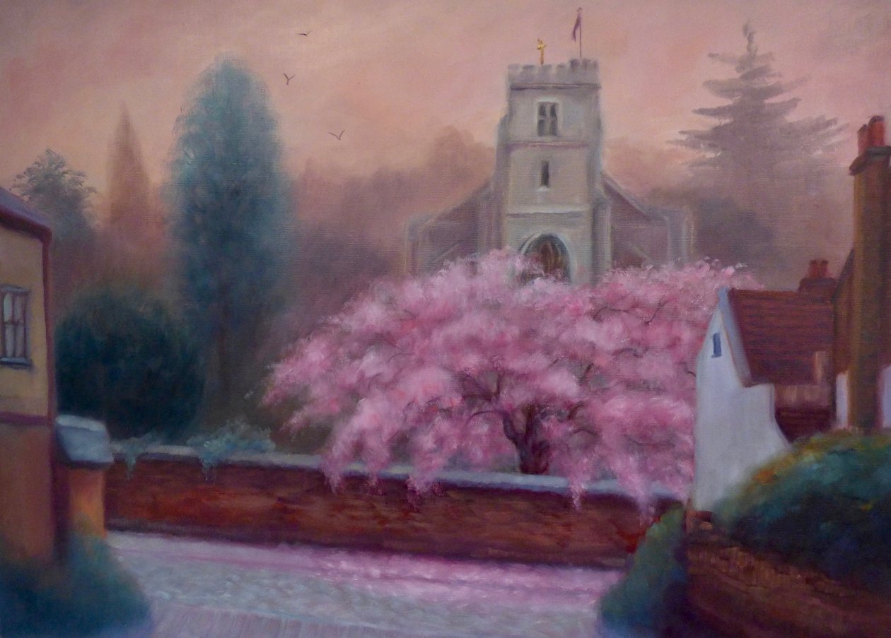 St Marys Spring, 2019, (öljy pellavalle) tekijältä Lee Campbell