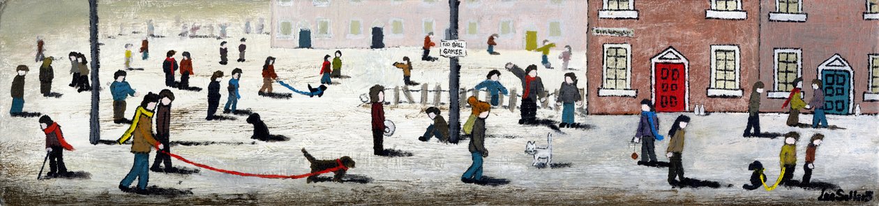 Out and About, 2015, (akryyli ja muste puulle) tekijältä Lee Sellers