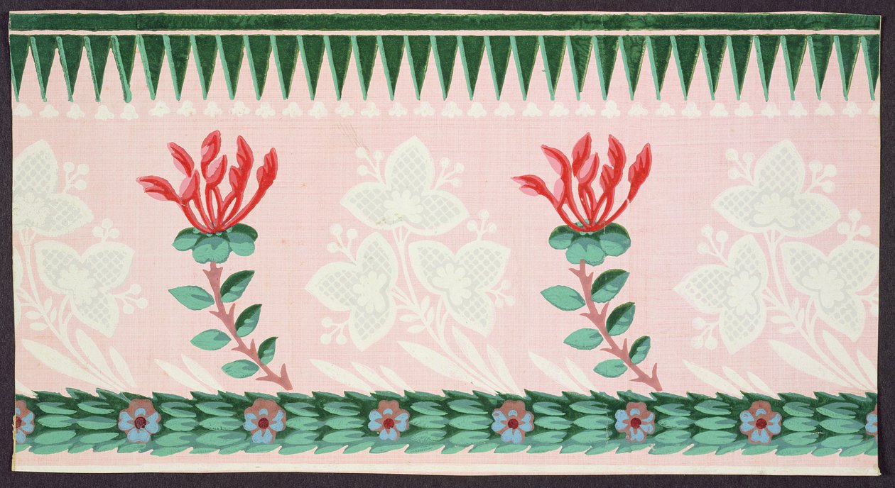Linon-Batist tapettireunus, 1802 tekijältä Legrand factory of Legrand factory of
