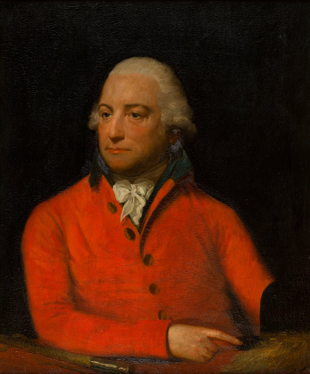 Muotokuva George Foresterista Willeystä, Shropshiresta, n. 1780-1802 (öljy kankaalle) tekijältä Lemuel Francis (after) Abbott
