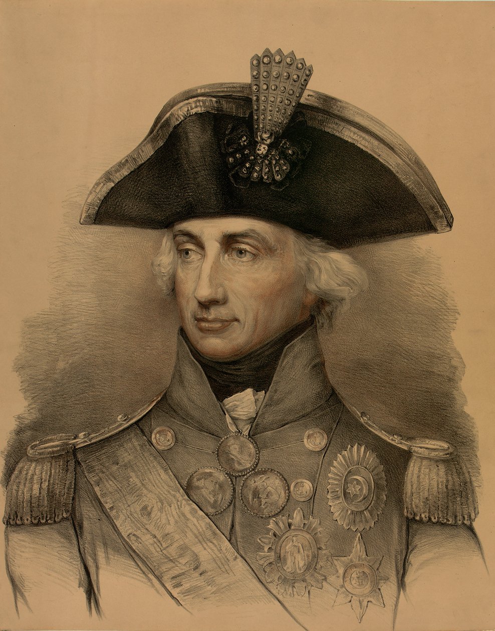 Vara-amiraali Horatio Nelson (1758-1805) tekijältä Lemuel Francis (after) Abbott