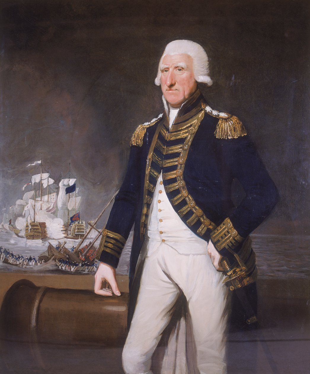 Samuel, ensimmäinen varakreivi Hood, s. 1794 tekijältä Lemuel Francis Abbot