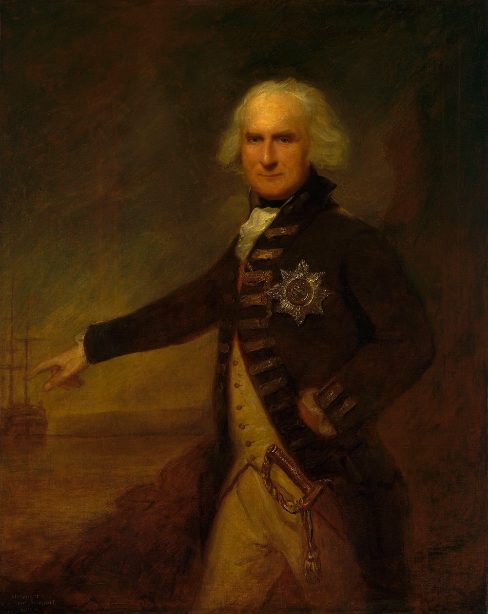 Amiraali Alexander Hood tekijältä Lemuel Francis Abbott