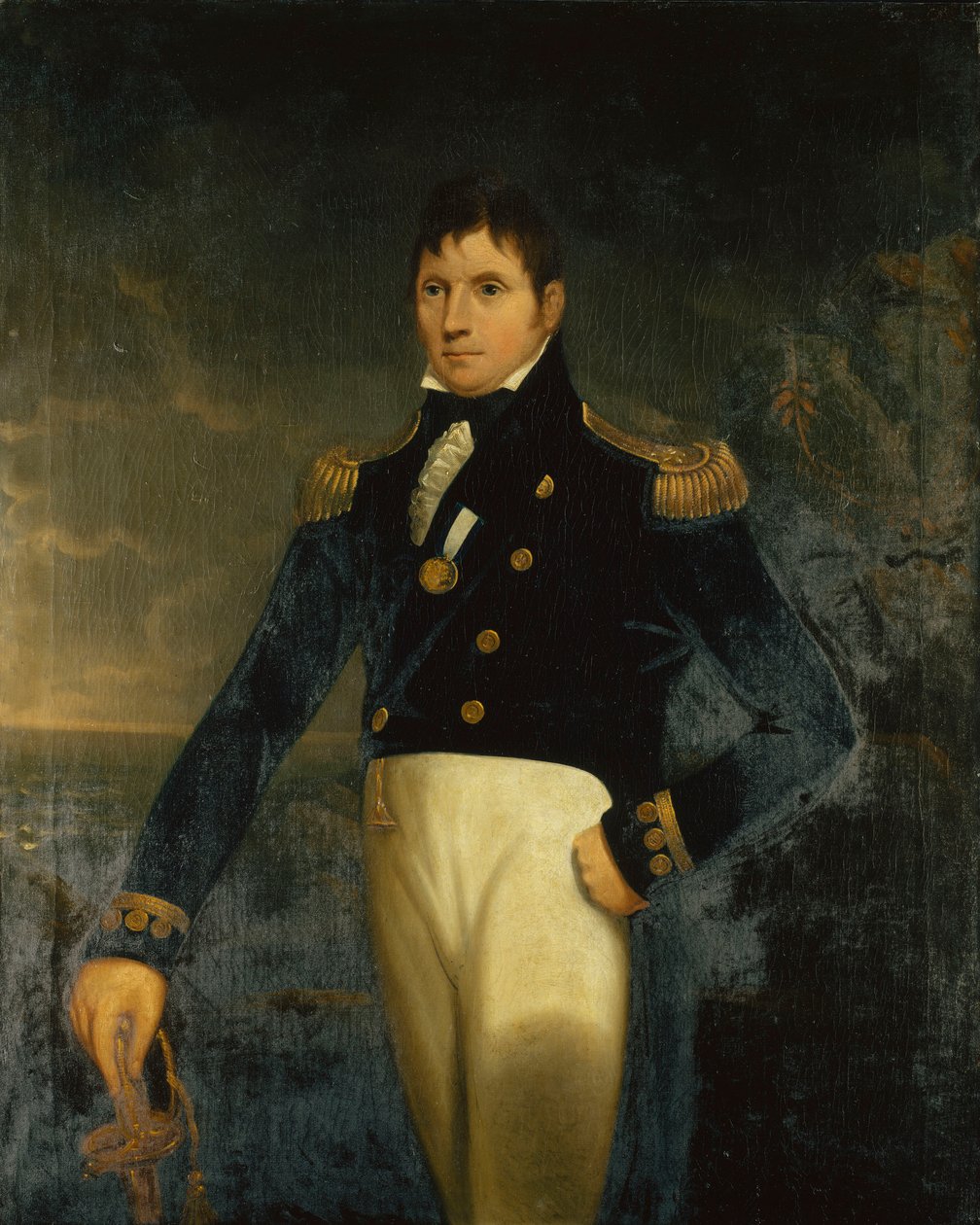 Kontra-amiraali Sir Eliab Harvey (1758-1830), 1700-luvun loppu - 1800-luvun alku (öljy kankaalle). tekijältä Lemuel Francis Abbott