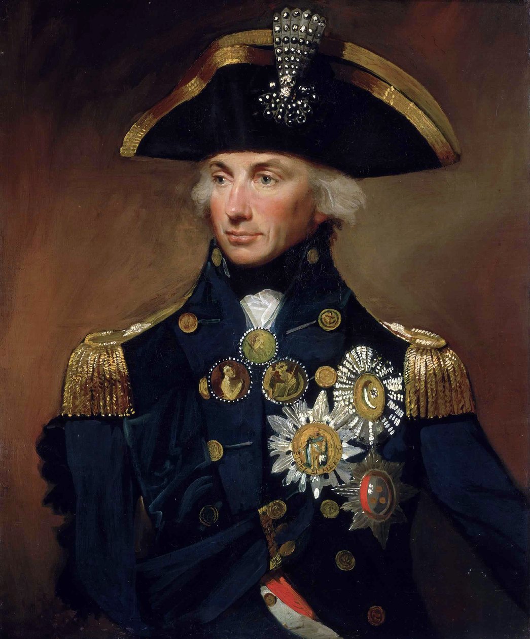 Kontra-amiraali Sir Horatio Nelson, 1758-1805. tekijältä Lemuel Francis Abbott