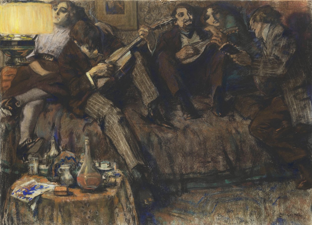 Boheme, noin 1910 tekijältä Leo Gestel