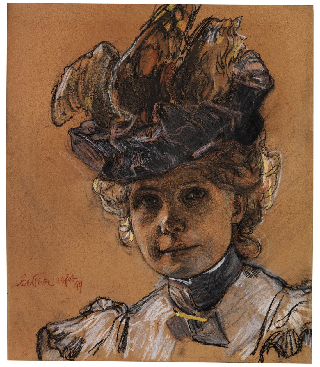 Porträt Gertraud Luberich tekijältä Leo Putz