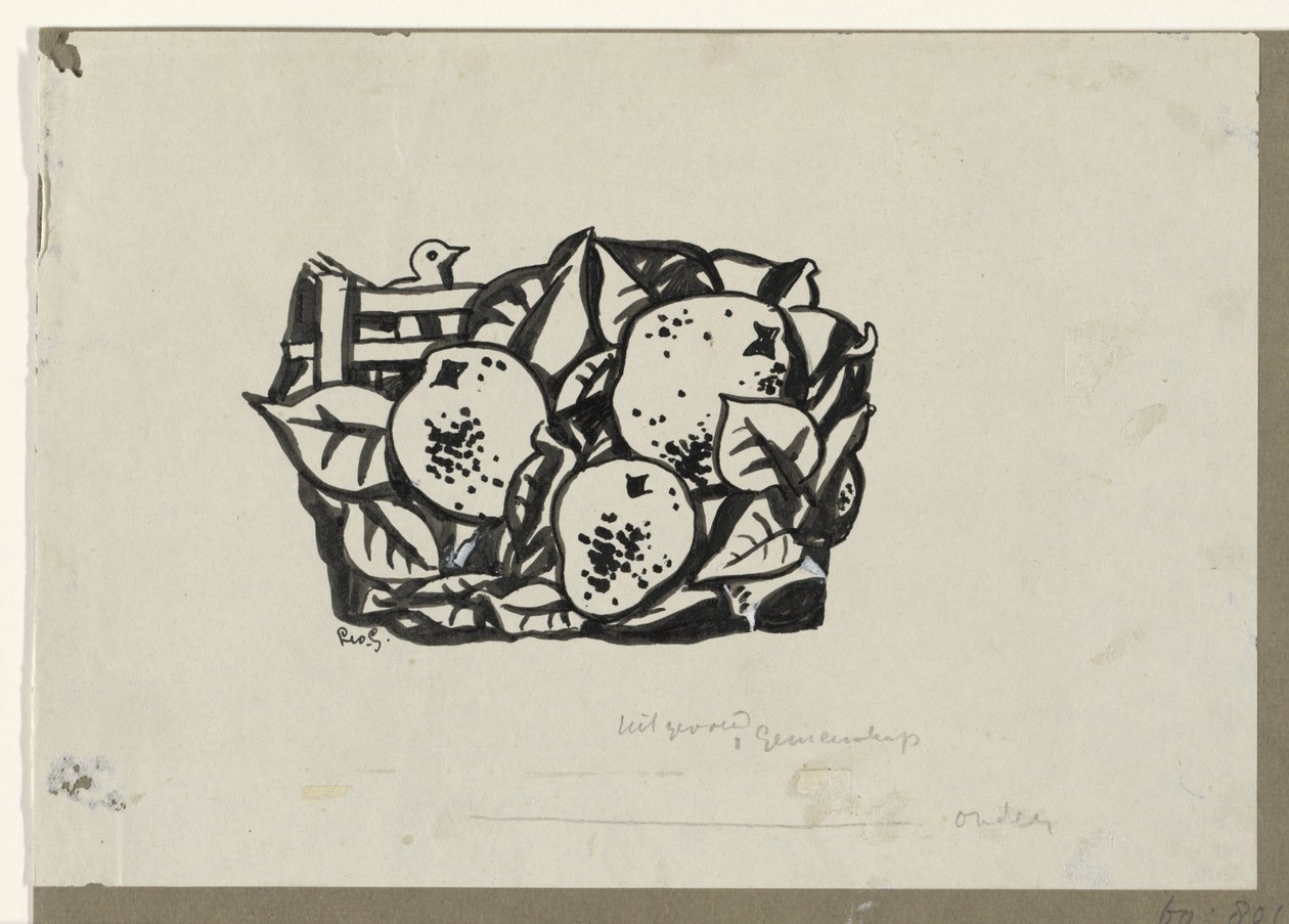 Kolme päärynää tekijältä Leo Gestel (signed by artist)