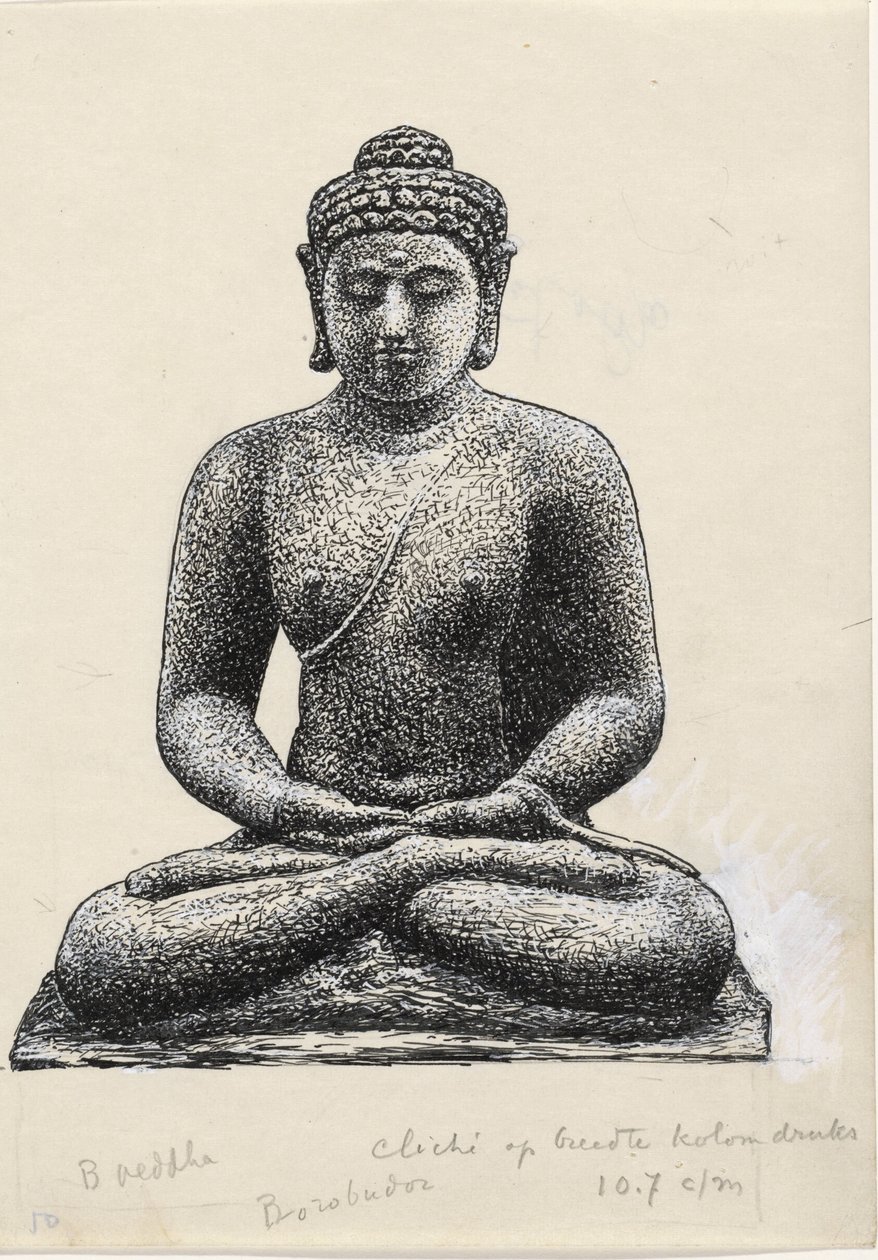 Buddha Borobudurilla tekijältä Leo Gestel