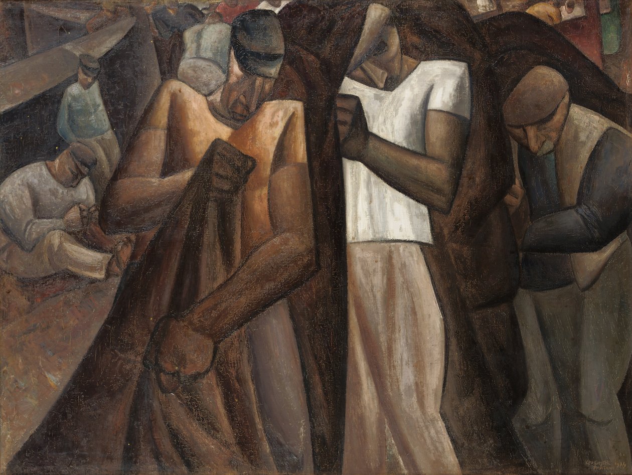 Nettendragers, n. 1924 (öljy kankaalle) tekijältä Leo Gestel