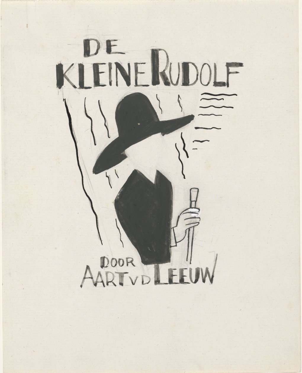 Suunnittelu sidokseen: Aart van der Leeuw, Pikku Rudolf, 1930 tekijältä Leo Gestel