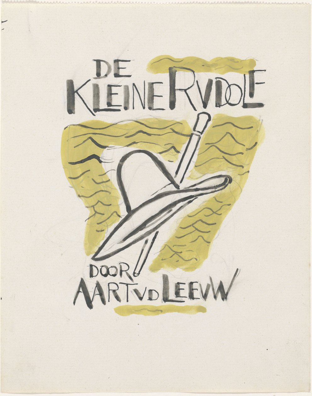 Suunnittelu sidokseen: Aart van der Leeuw, Pikku Rudolf, 1930 tekijältä Leo Gestel