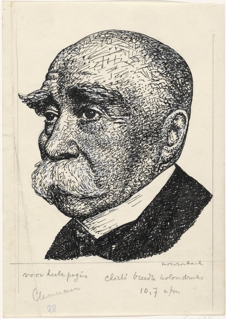 Retrat de George-Eugène-Benjamin Clemenceaufinnish tekijältä Leo Gestel