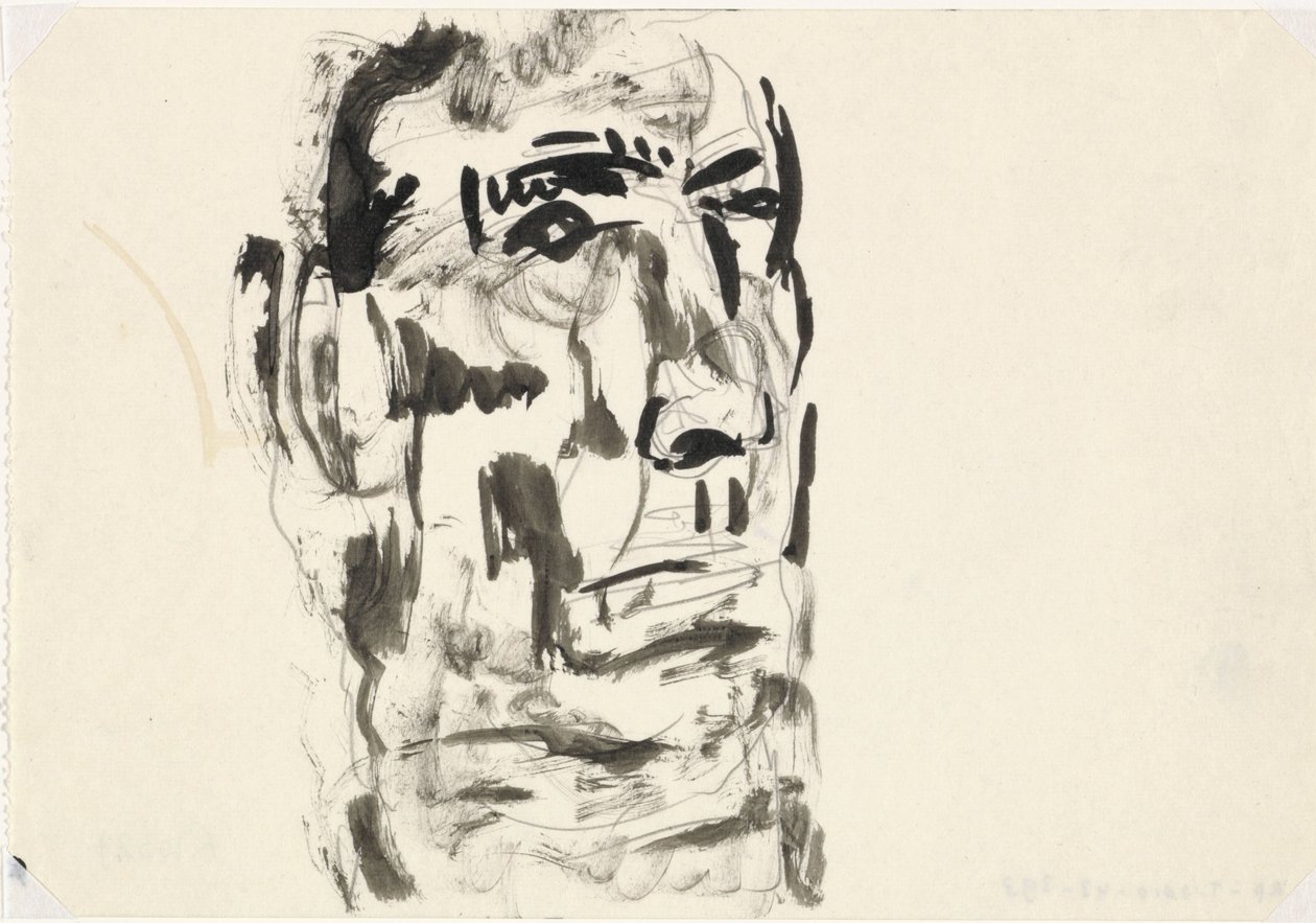Miehen muotokuva Ilman otsikkoa tekijältä Leo Gestel