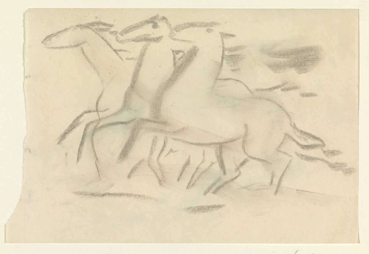 Juoksevia hevosia tekijältä Leo Gestel