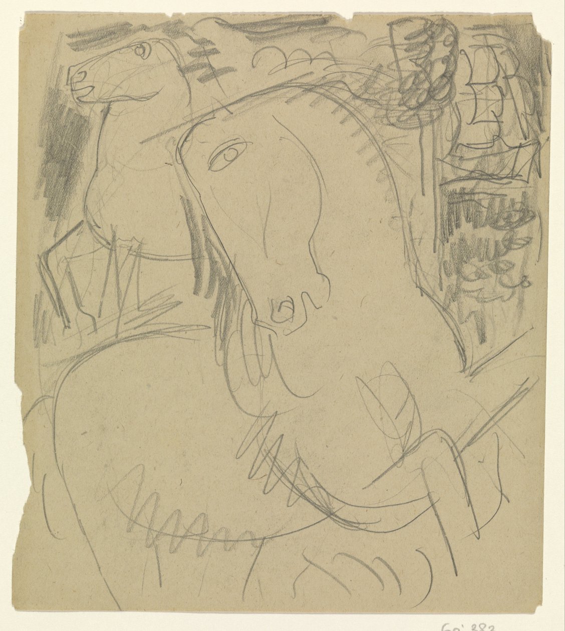 Kaksi hevosta tekijältä Leo Gestel