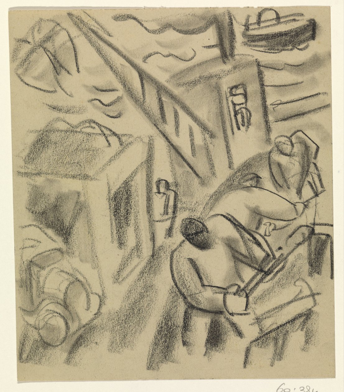 Kalastaja kalastusveneessä tekijältä Leo Gestel