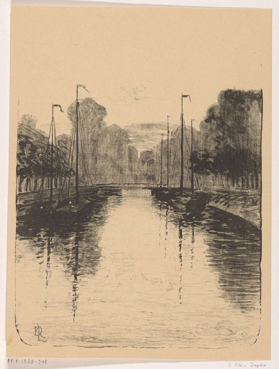 Singel te Utrecht (alkuperäinen nimi esineessä) tekijältä Leo Klein von Diepold