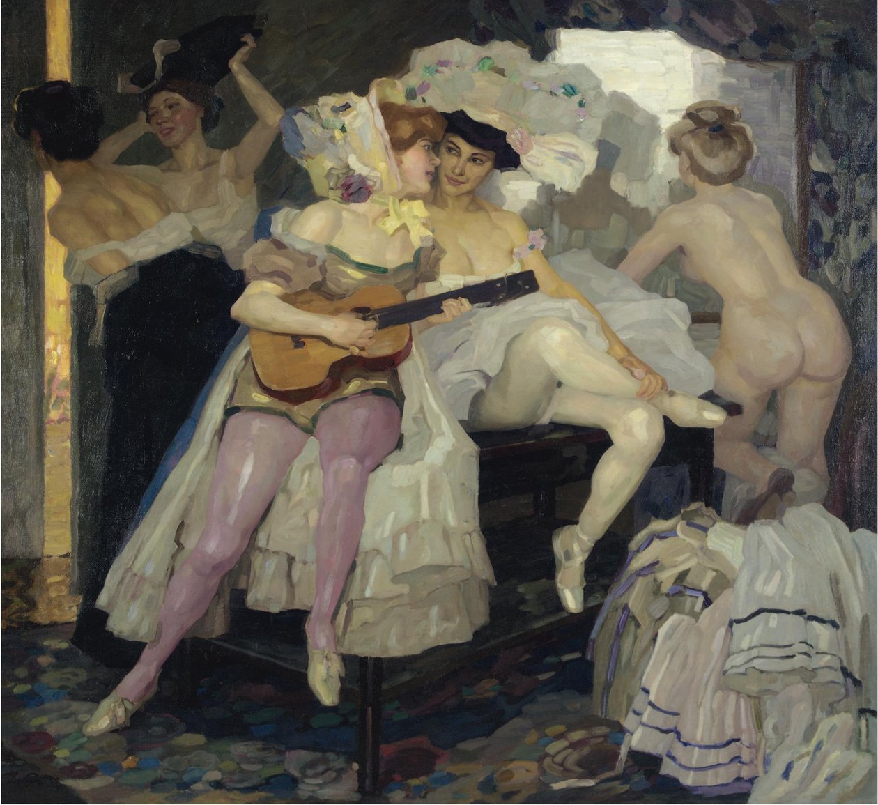 Kulissien takana, 1905 tekijältä Leo Putz