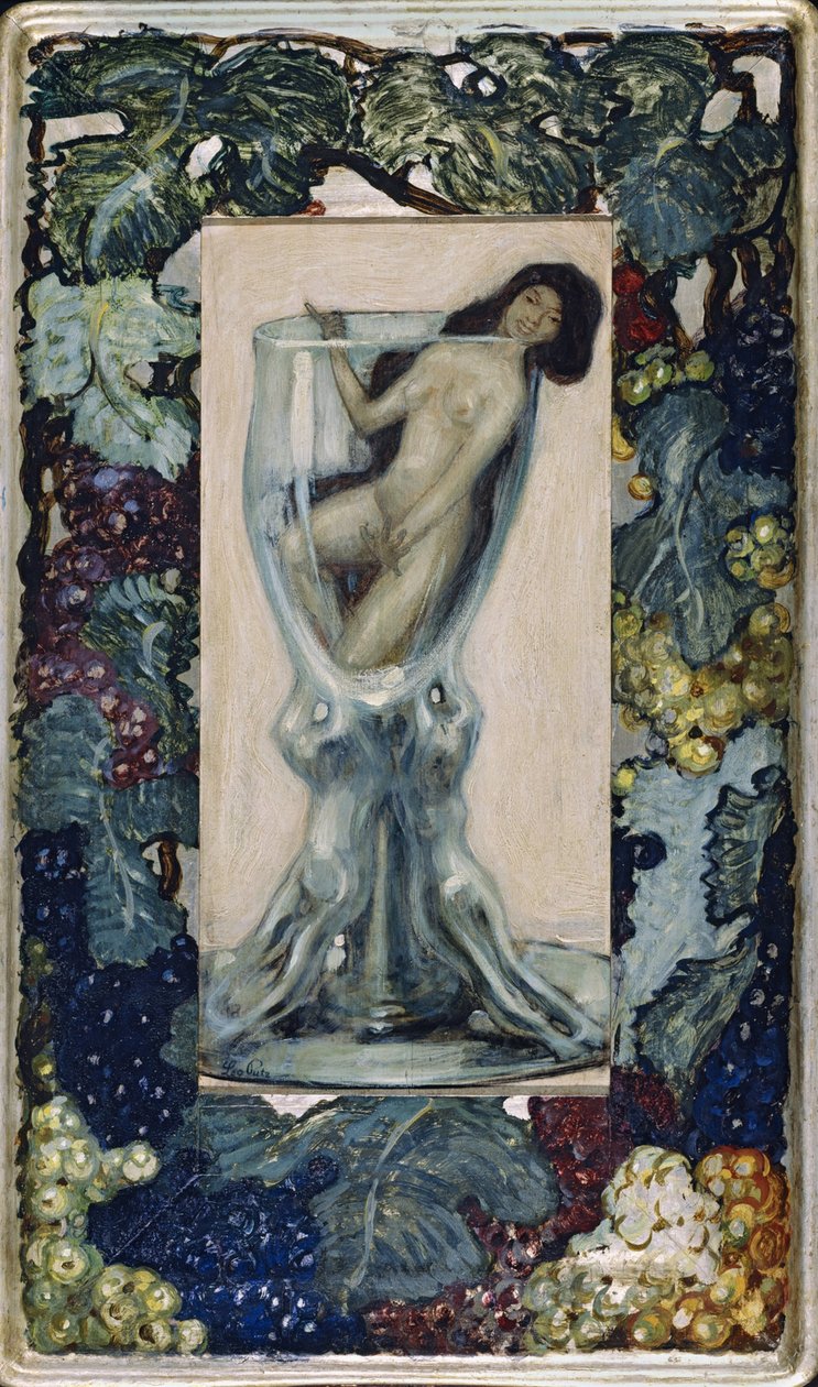 tyttö lasissa tekijältä Leo Putz