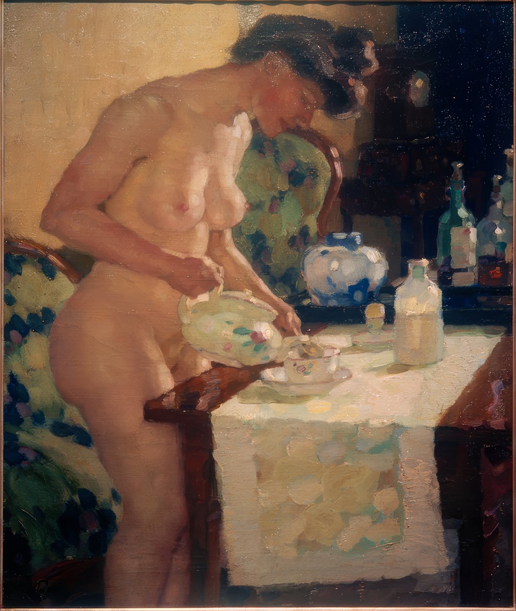 Malli teepöydässä tekijältä Leo Putz