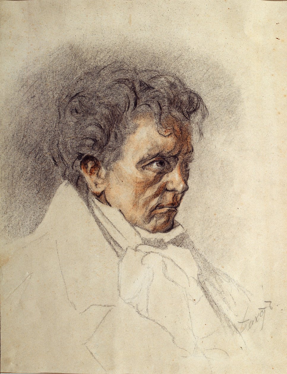 Ludwig van Beethovenin muotokuva tekijältä Leon Bakst