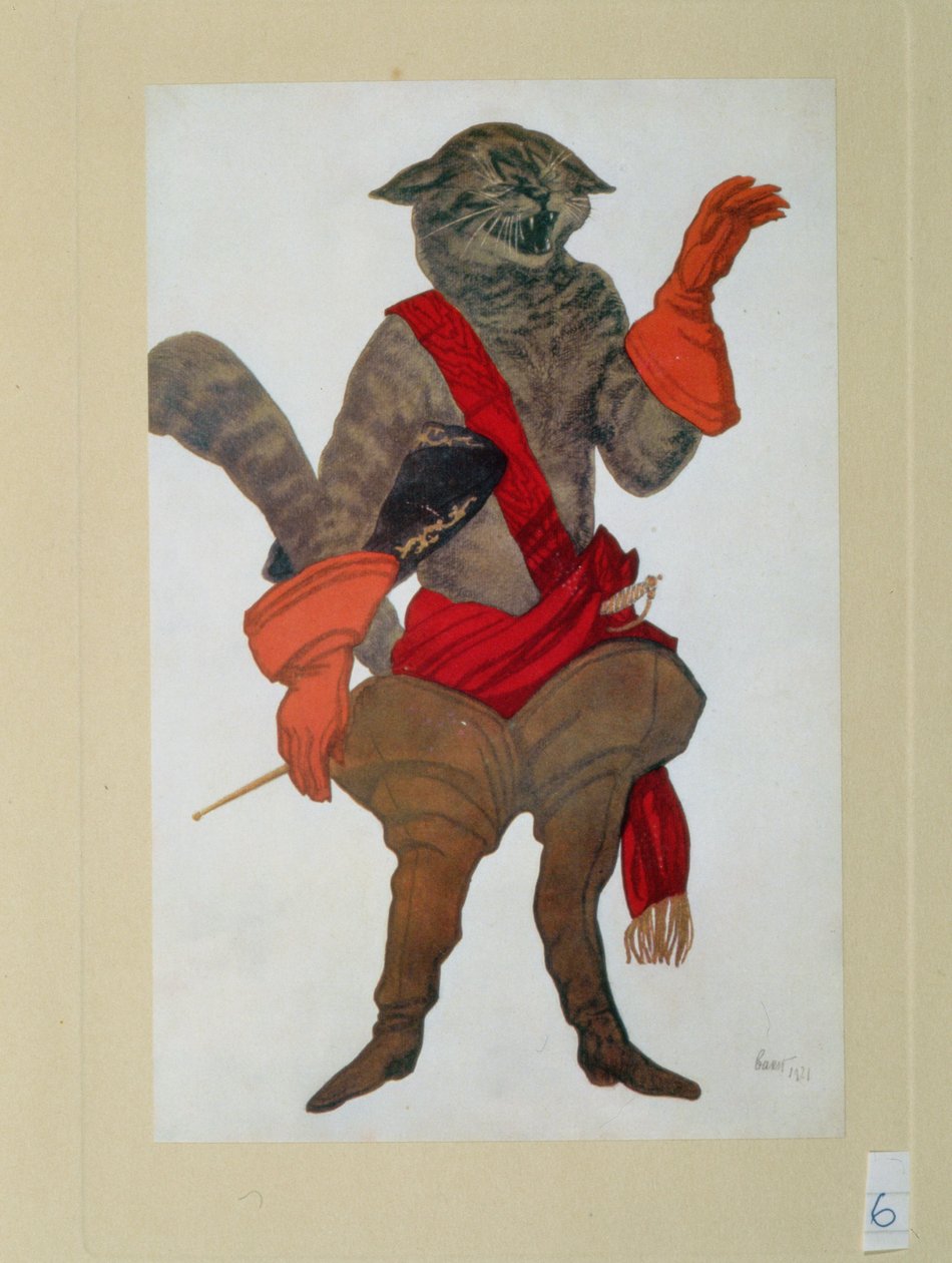 Puss in Boots, Prinsessa Ruusunen, 1921 tekijältä Leon Bakst