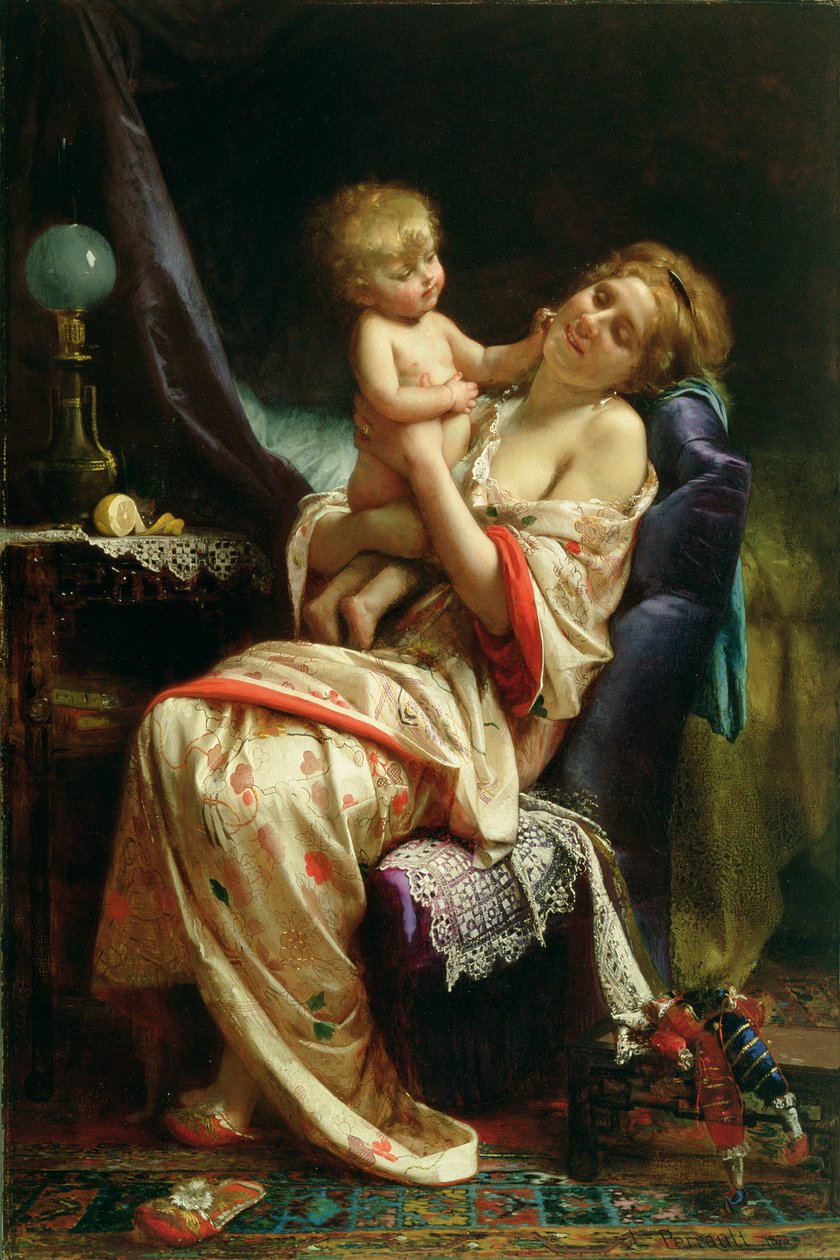 Äitiys, 1873 tekijältä Leon Bazile Perrault
