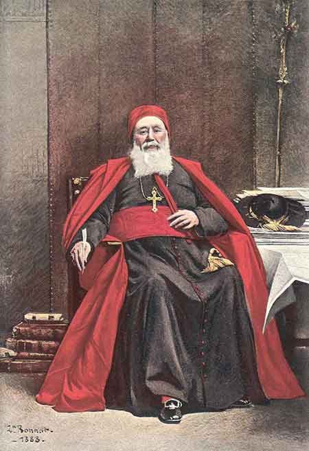  Kardinaali Charles Lavigerie, Algerin arkkipiispa 1825-1892 tekijältä Leon Joseph Florentin Bonnat