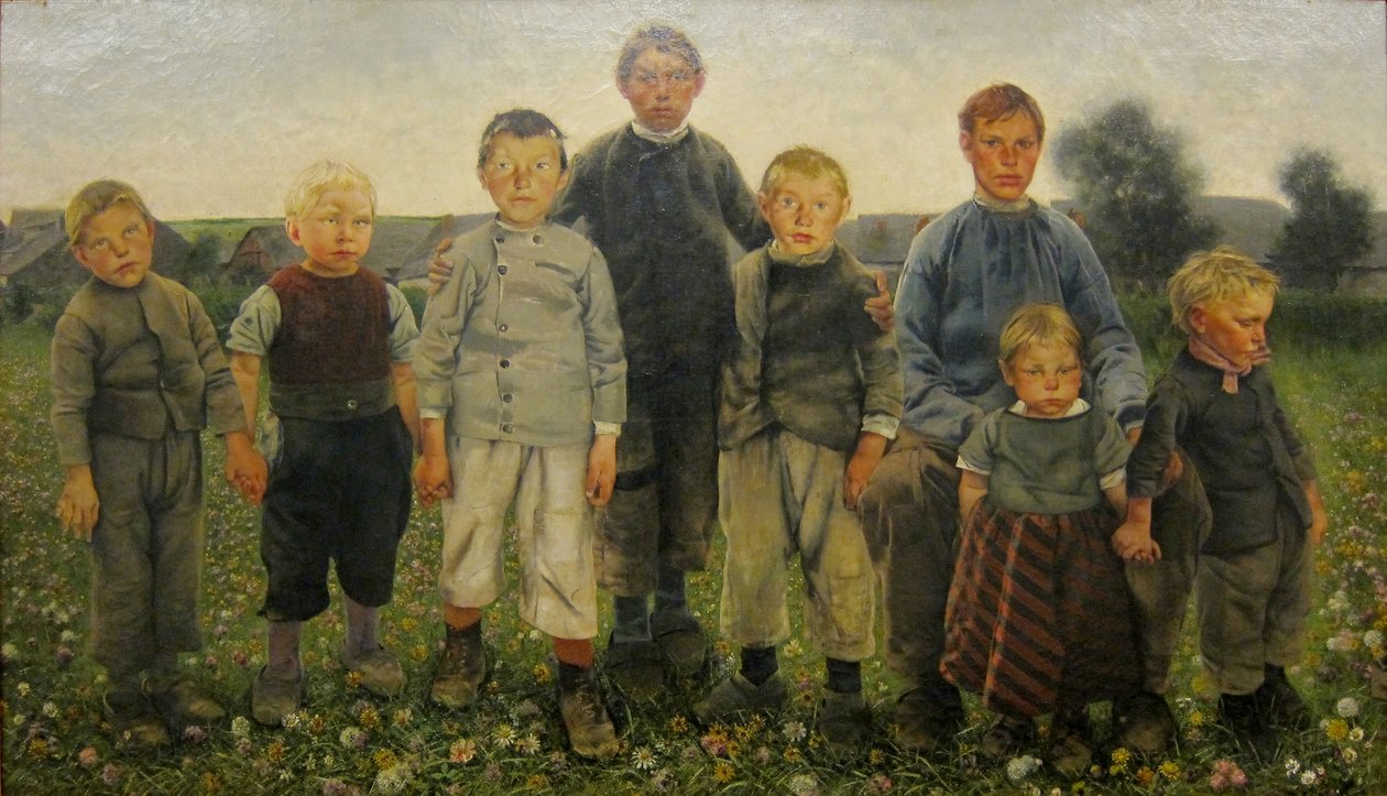 Les garcons de la serie Les age du paidan tekijältä Léon Frédéric