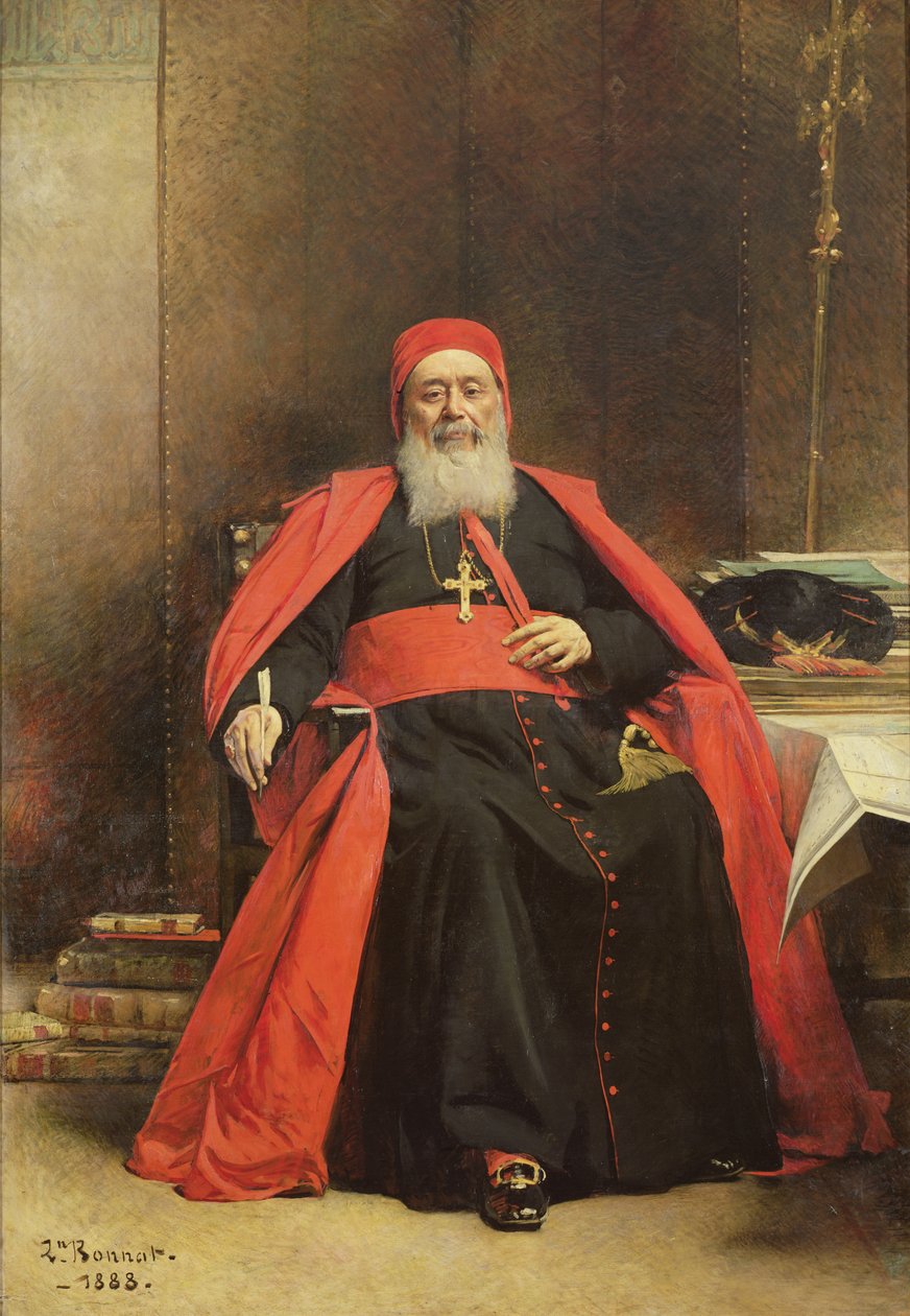 Charles Lavigerien (1825-92) muotokuva 1888 tekijältä Leon Joseph Florentin Bonnat