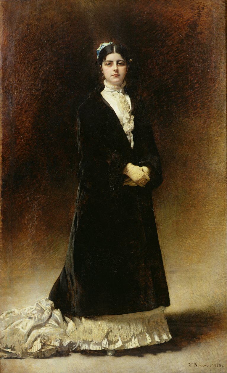 Emanuella Pignatellin, kreivitär Potockan muotokuva, 1880 tekijältä Leon Joseph Florentin Bonnat