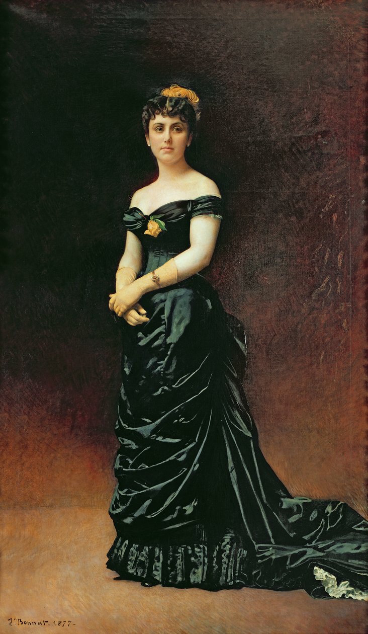Madame Bishoffsheimin muotokuva, 1877 tekijältä Leon Joseph Florentin Bonnat