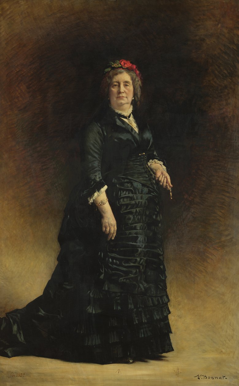 Naisen muotokuva, 1882 tekijältä Leon Joseph Florentin Bonnat