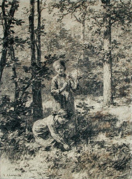 Liljojen kerääminen tekijältä Leon Augustin Lhermitte