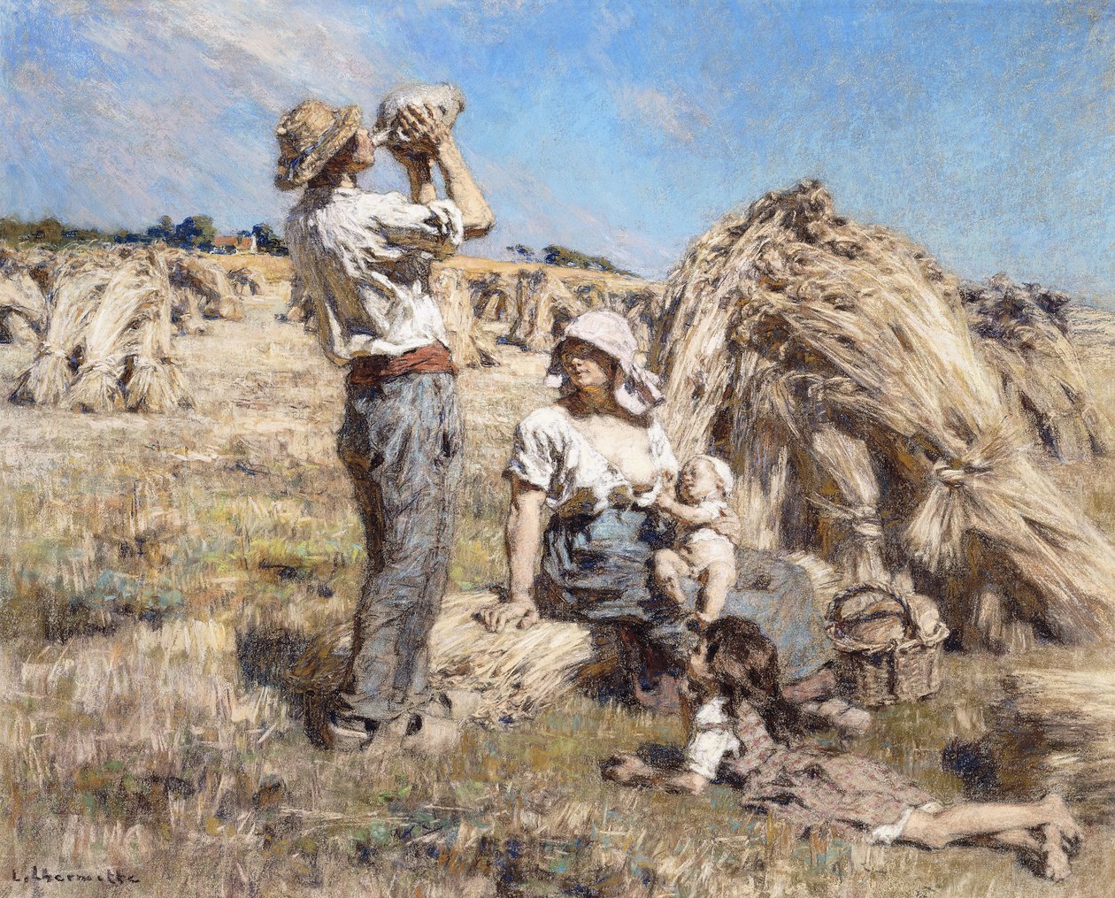 Äitiys, tekijältä Leon Augustin Lhermitte