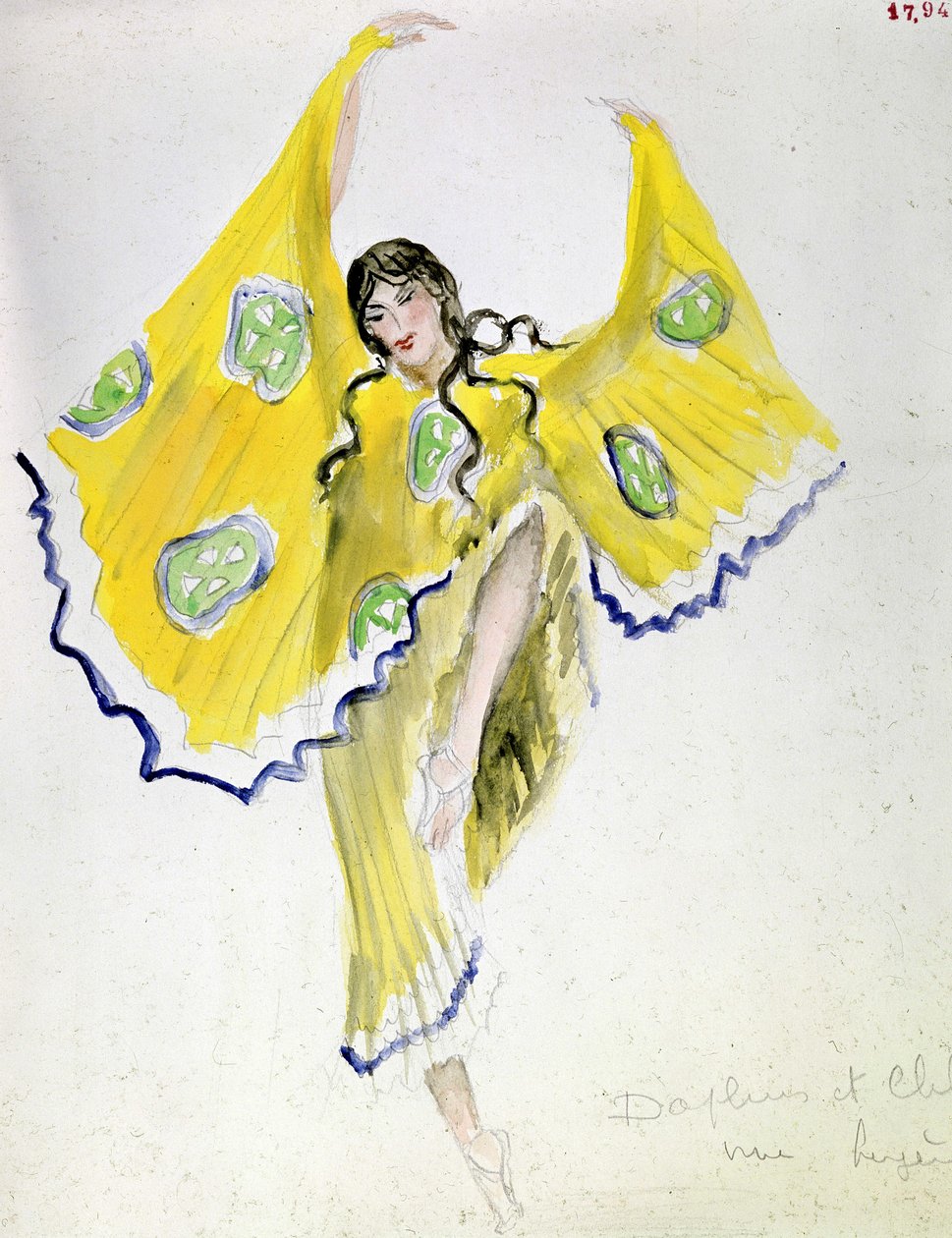 Bakstin paimentar: Michel Fokinen "" Daphnis and Chloé" -asu tekijältä Leon Bakst