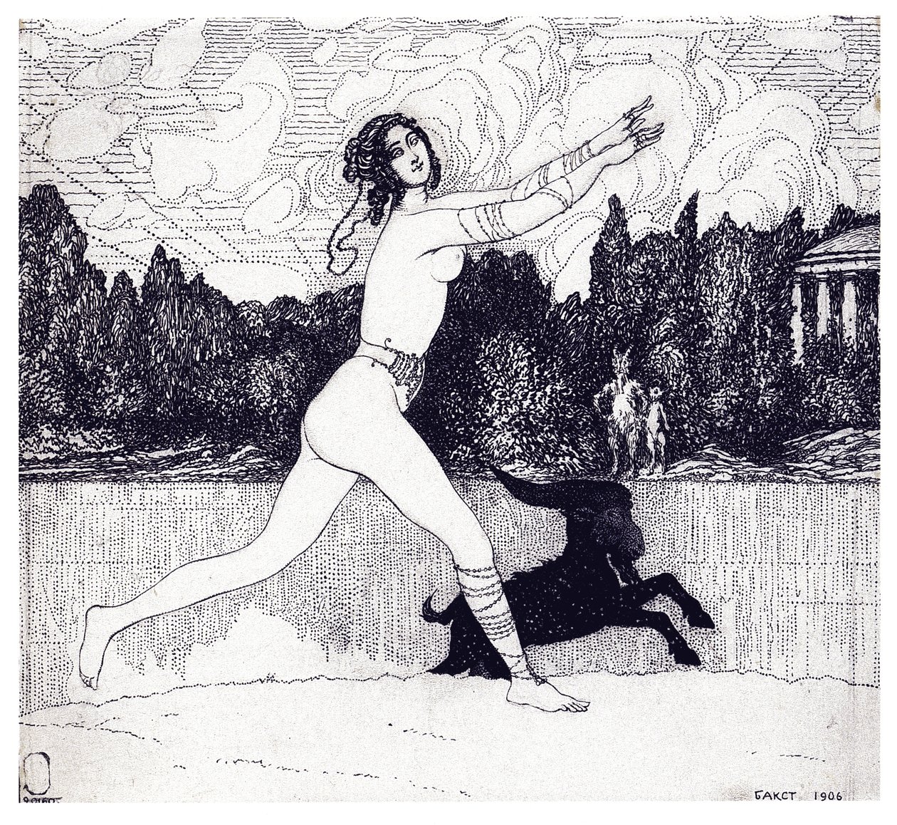 Tuki t Vision Magajine Zo ja maalaus 1906. 4, 1906 tekijältä Leon Bakst