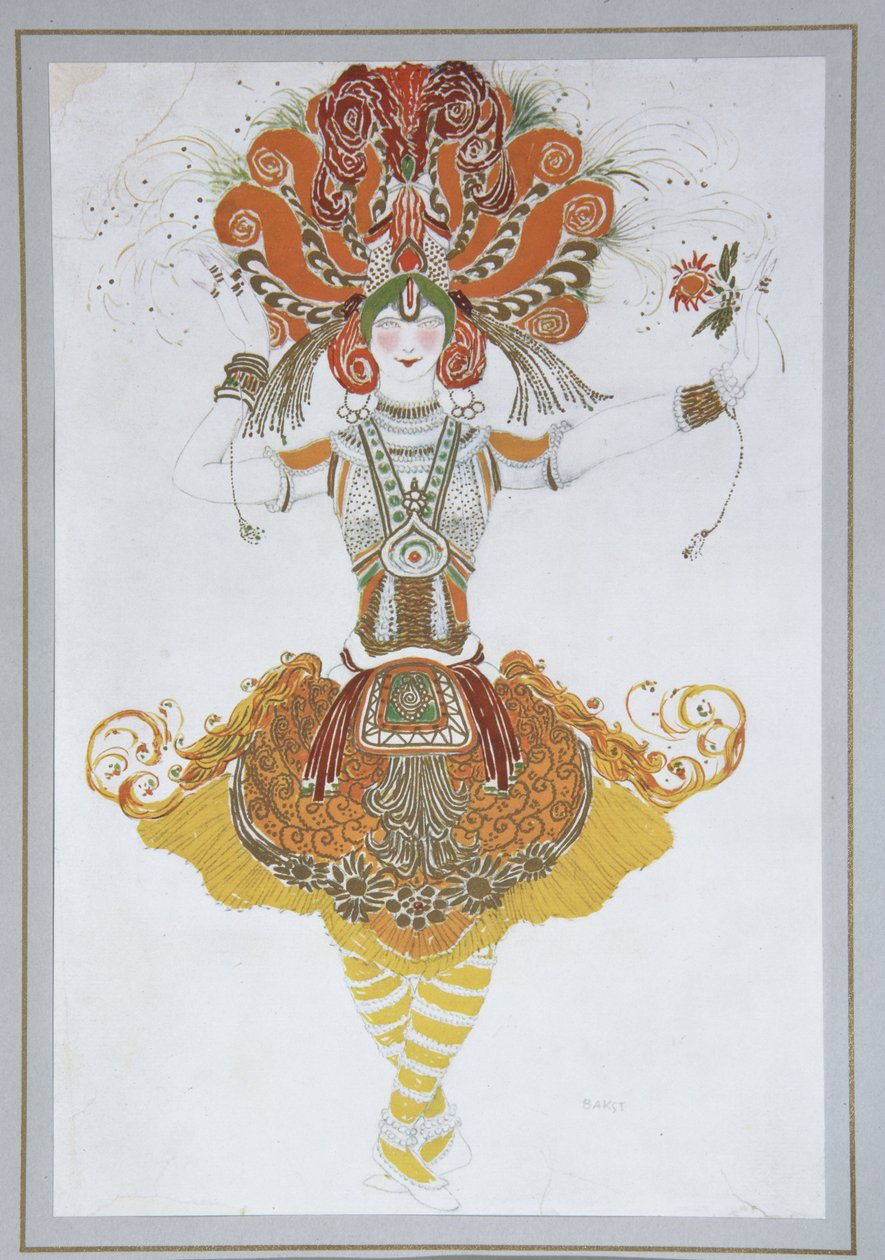 Pukusuunnittelu Tamara Karsavinalle I. Stravinskyn baletissa The Firebird L