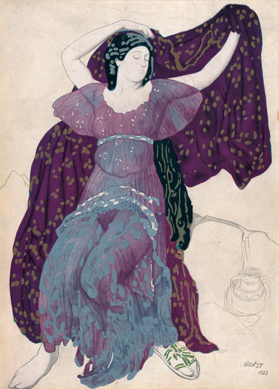 Kaiku hylätty, 1922, 1923 tekijältä Leon Bakst