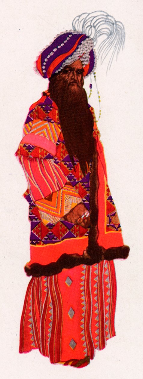 Le Sultan Samarcande, 1922, 1923 tekijältä Leon Bakst