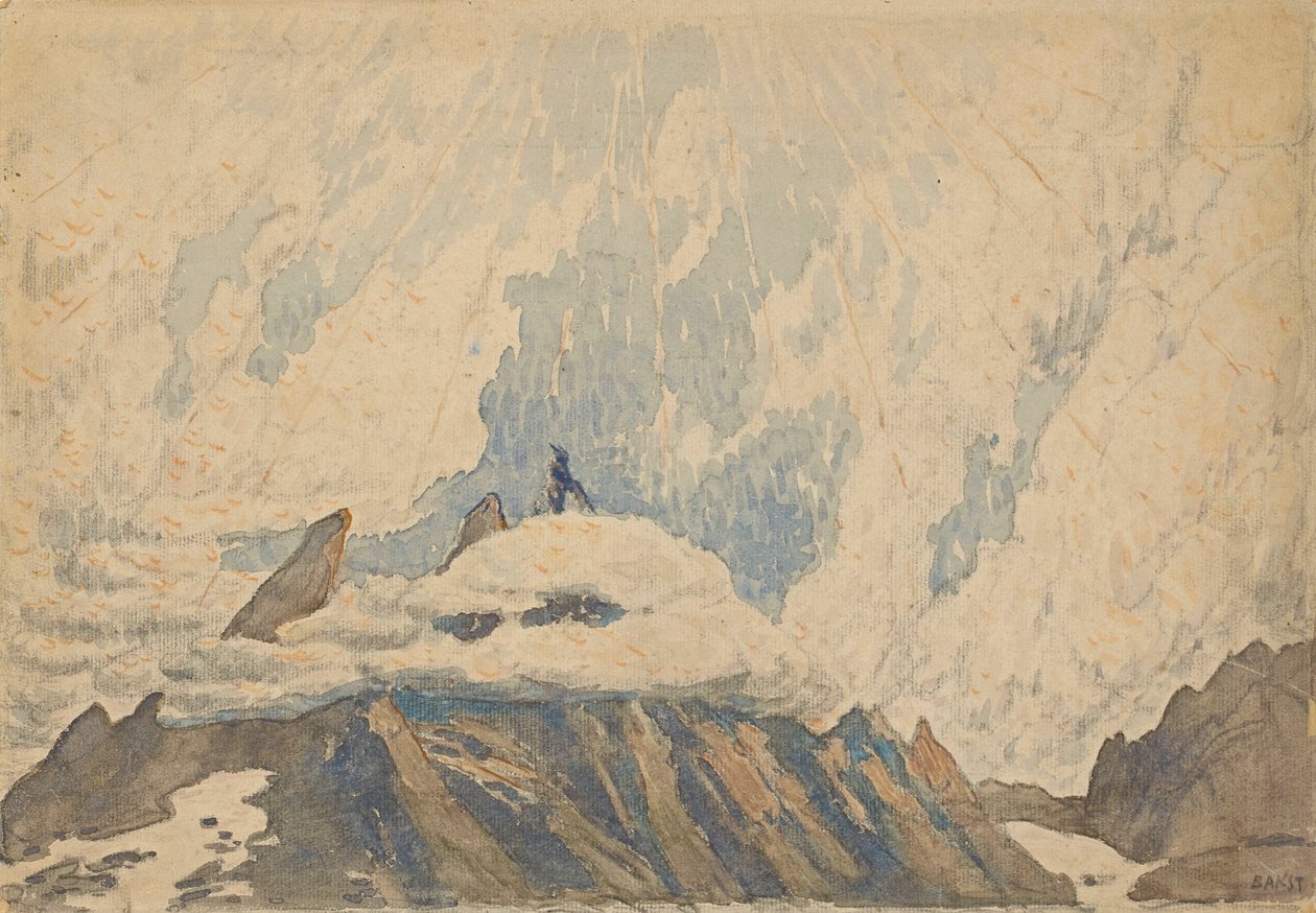 Lavastus Hector Berliozin balettiin La damnation de Faust, 1920-luvun alku. tekijältä Leon Bakst