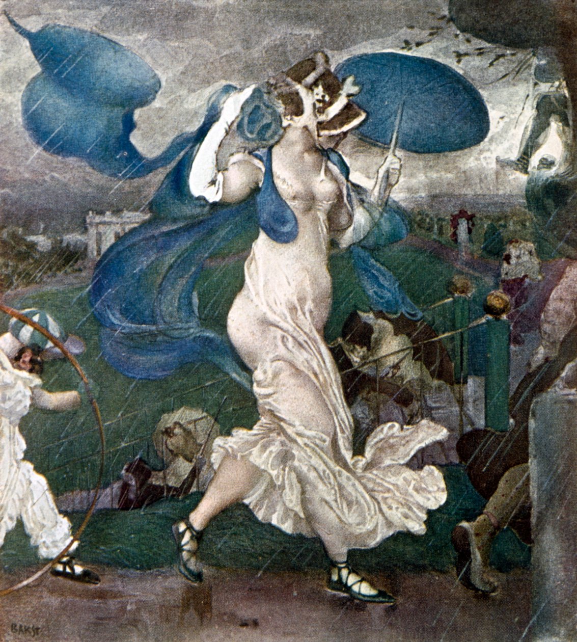 The Downpour, baletin lavastus, 1906 tekijältä Leon Bakst