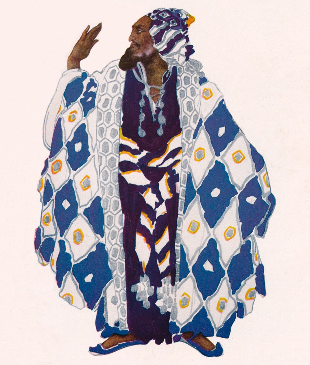 Merkittävä mespotamialainen, 1922, 1923 tekijältä Leon Bakst