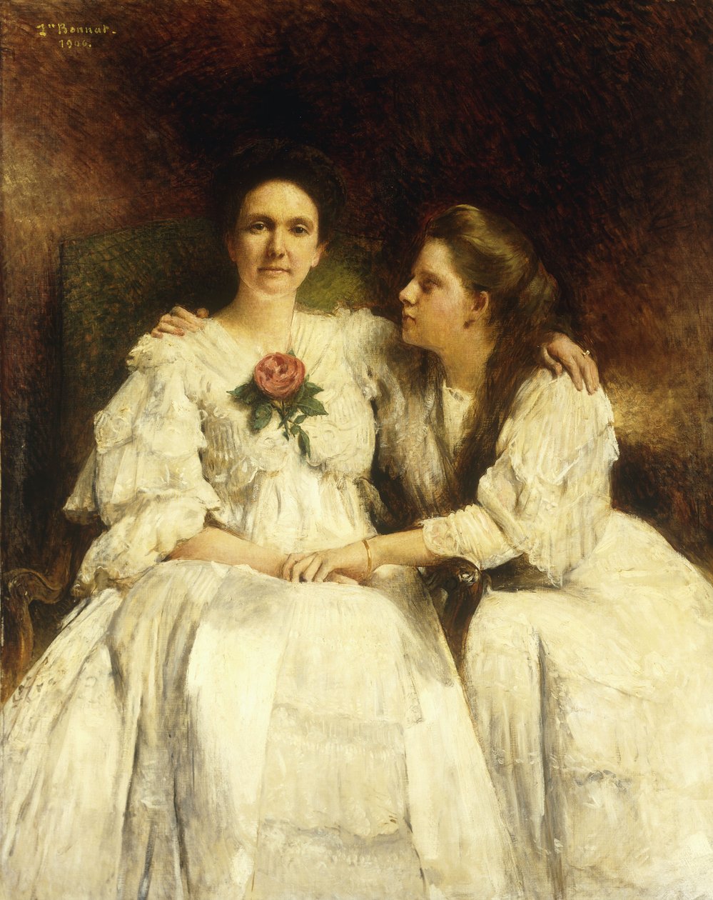 Äiti ja tytär, 1905 tekijältä Leon Bonnant