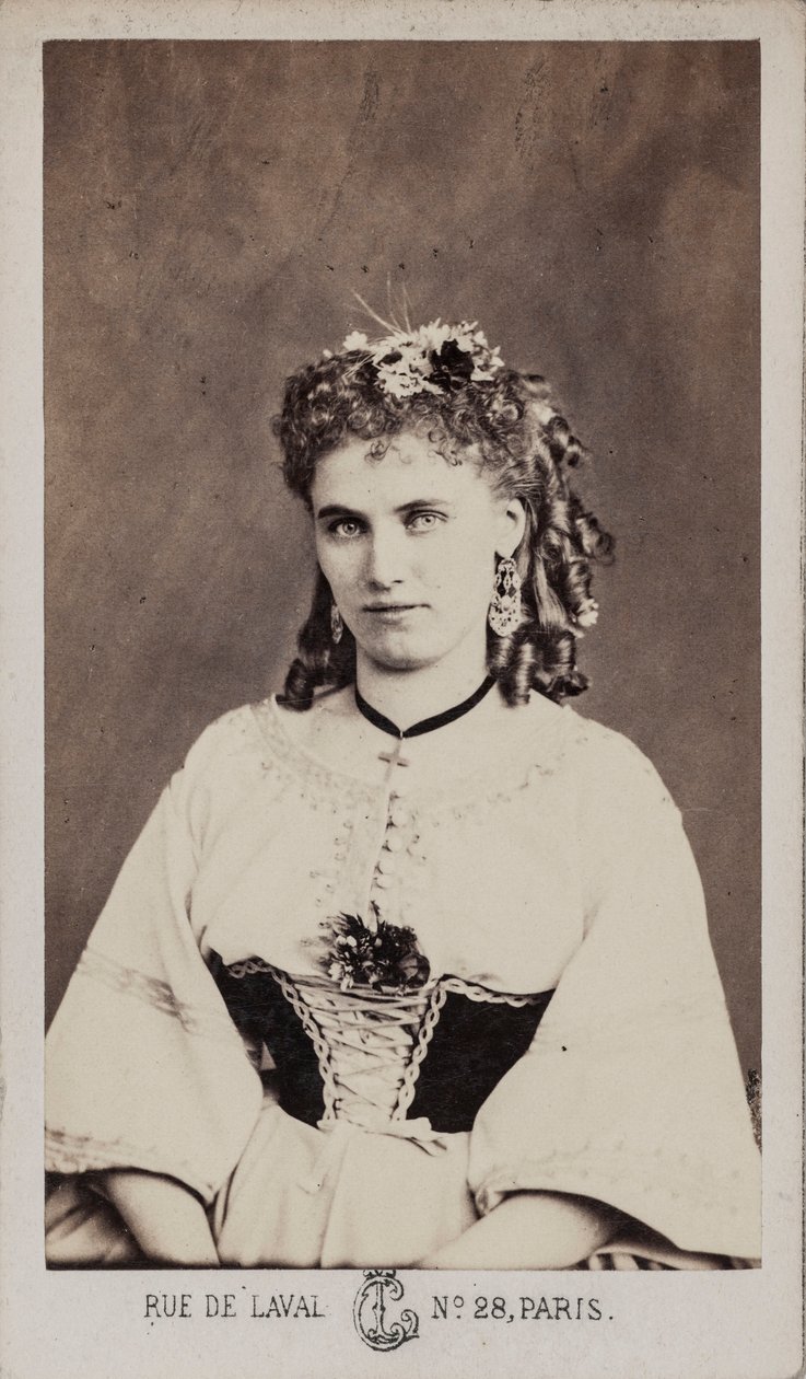 Christine Nilssonin muotokuva 1843-1921. tekijältä Leon Cremiere