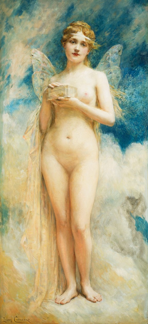 Pandoran lipas, tekijältä Leon Francois Comerre