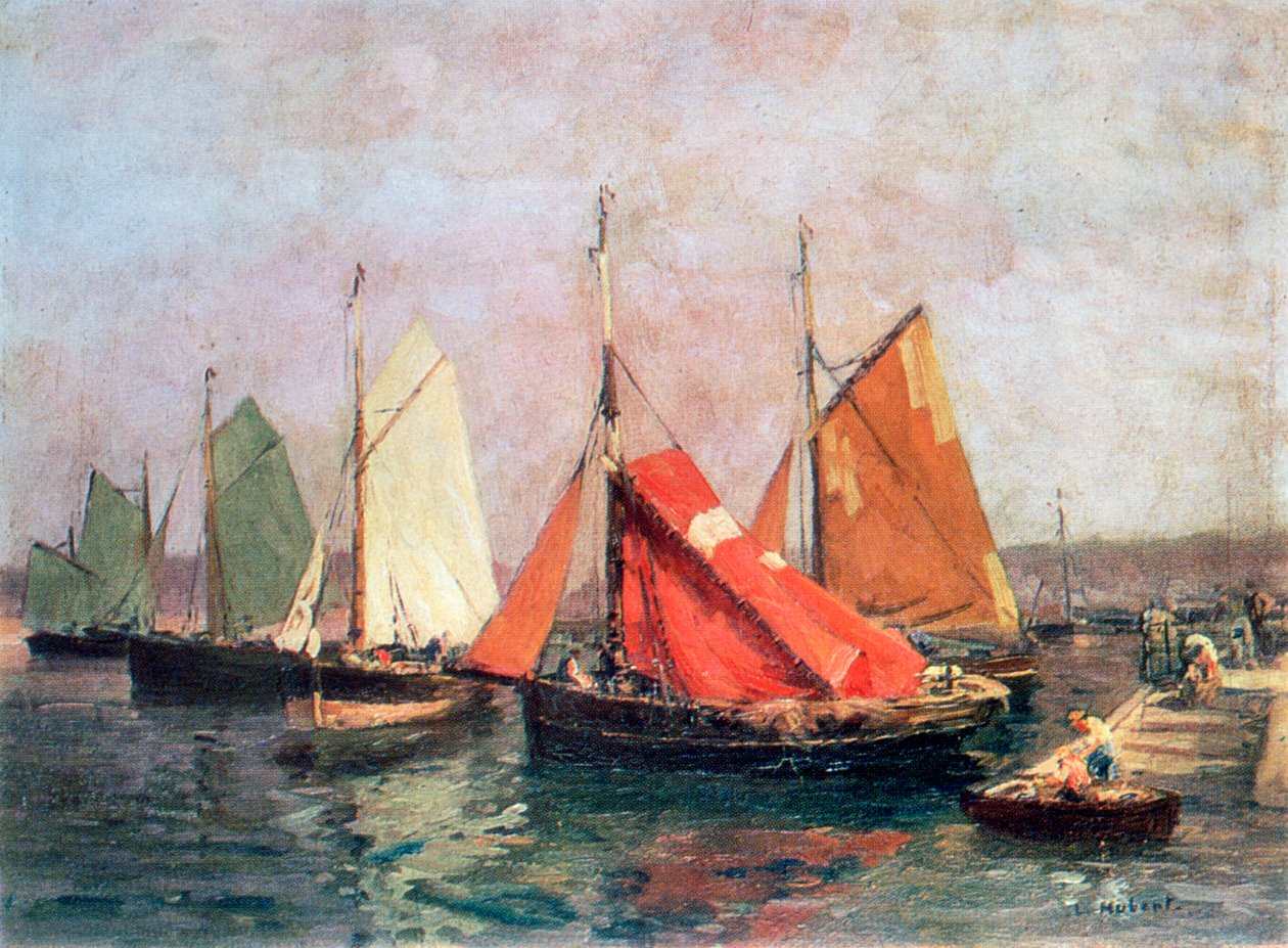 Bretonin rannikko, 1907-1915 tekijältä Leon Hubert