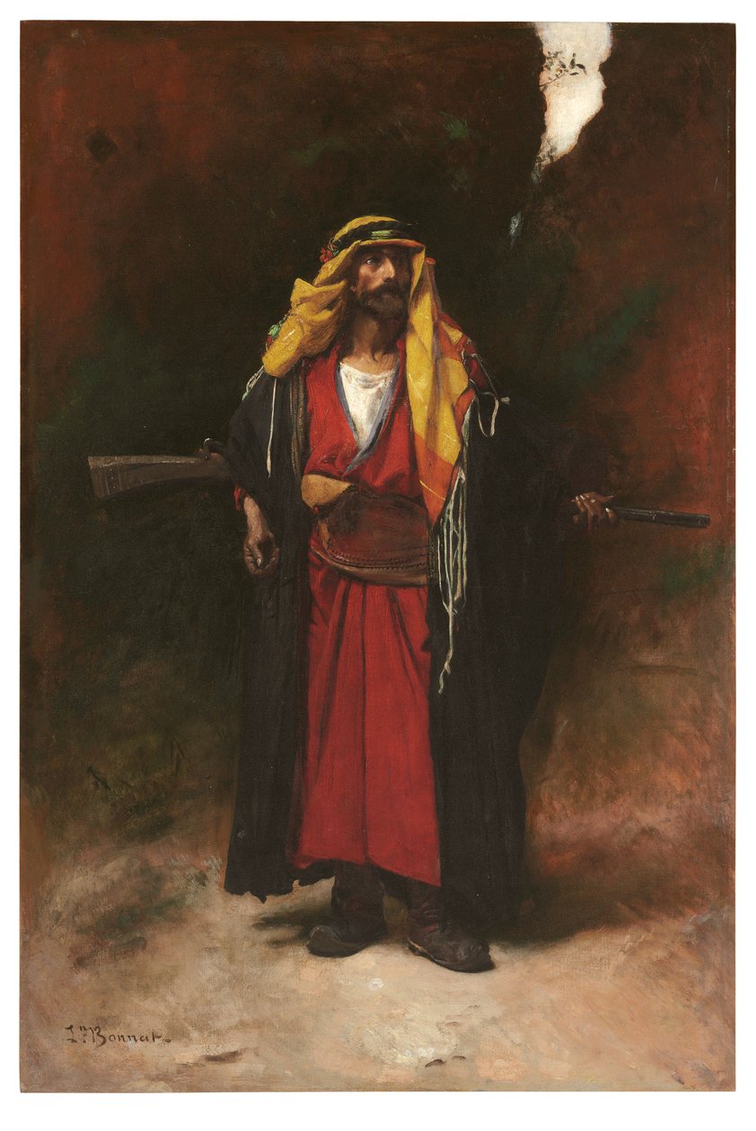Arab Guard (öljy kankaalle) tekijältä Leon Joseph Florentin Bonnat
