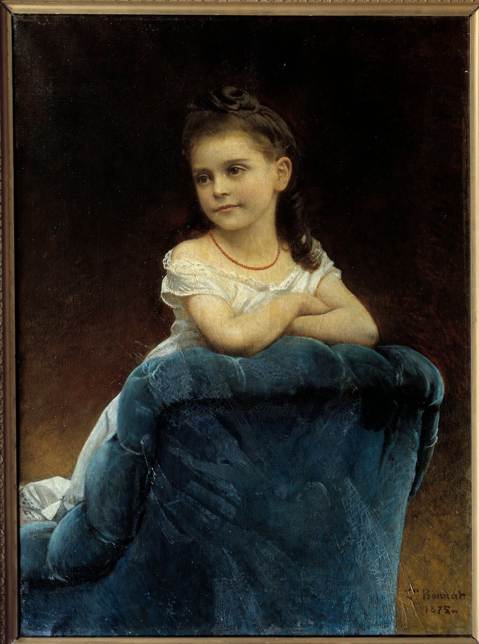 Neiti Franchettin muotokuva Leon Bonnatin (1833-1922) maalaus 1877 su. 0,89 x 0,65 m Bayonne, Bonnat Museum tekijältä Leon Joseph Florentin Bonnat